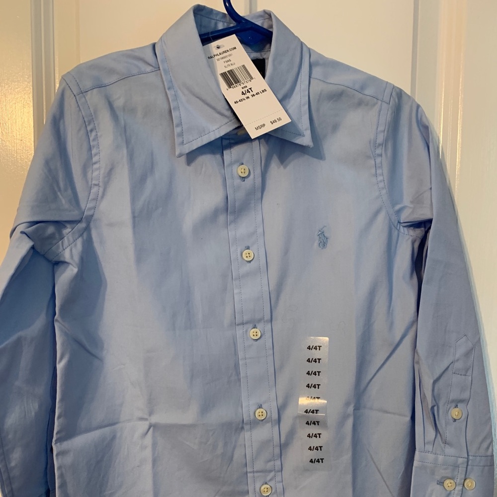 Boys NWT R Lauren dress shirt